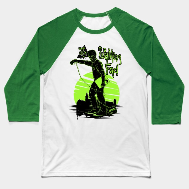 The Walking Fad Baseball T-Shirt by LivMat